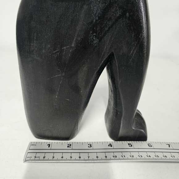 Wooden Hand Carved Romantic Passionate Loving Couple Abstract Figurine Sculpture - Picture 14 of 15